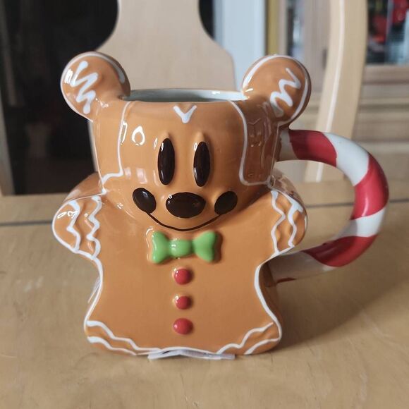 Disney Mickey Mouse Christmas gingerbread mug - Picture 1 of 3
